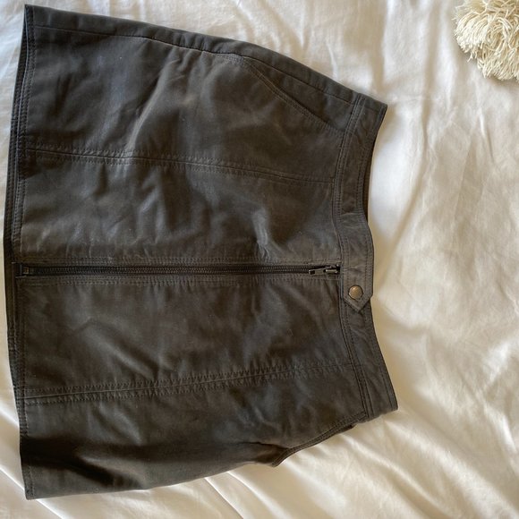 Free People Suede Skirt with Pockets - Picture 2 of 2